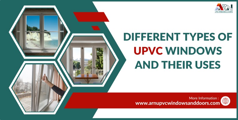 different types of upvc windows