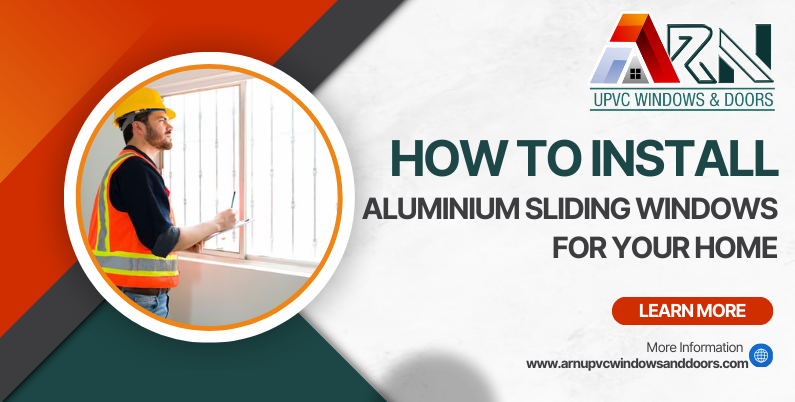 aluminium sliding windows installation